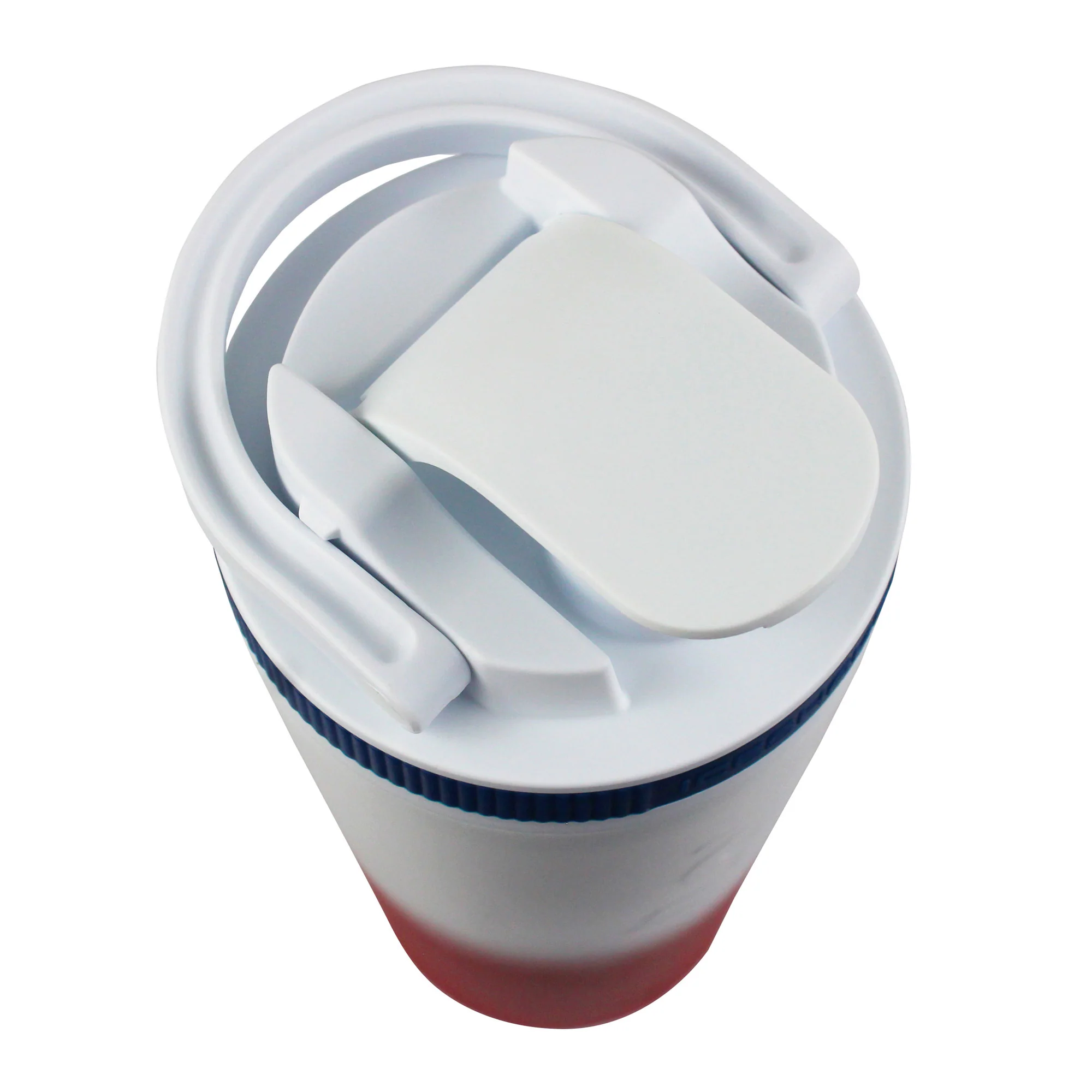 26oz Shaker Lid - White Lid with USA Band - Image 2