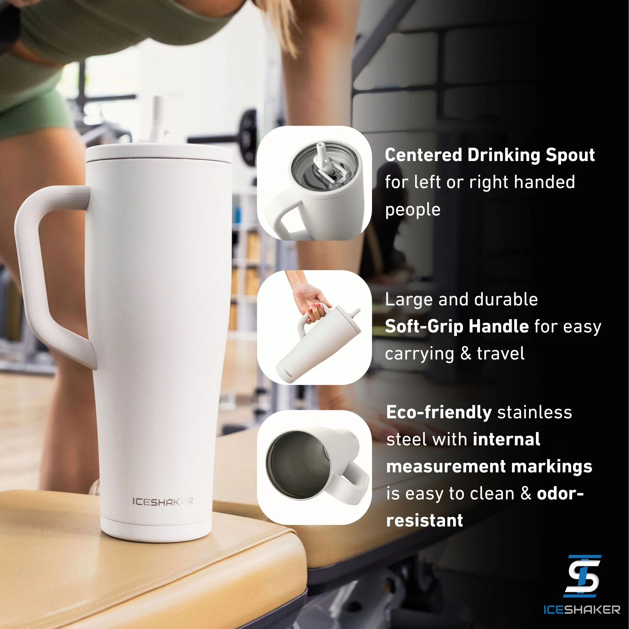 40oz Legend Series Shaker Bottle - Sandy Beach - Image 3