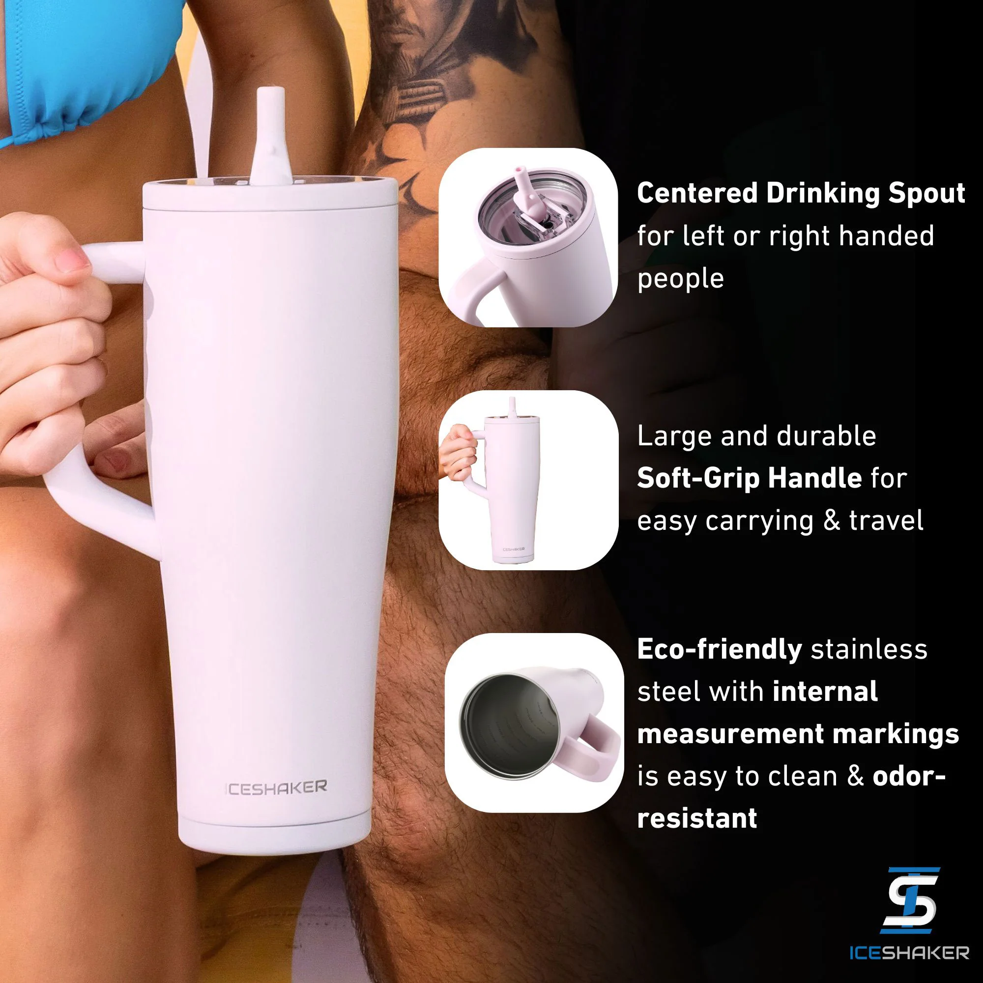 40oz Legend Series Shaker Bottle - Oakley - Image 3