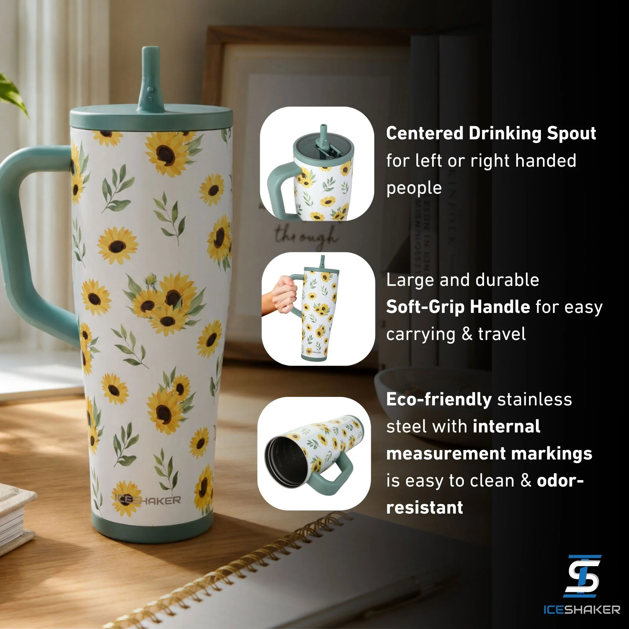 Ice Shaker Legend Series Stainless Steel Shaker Bottles - Image 16