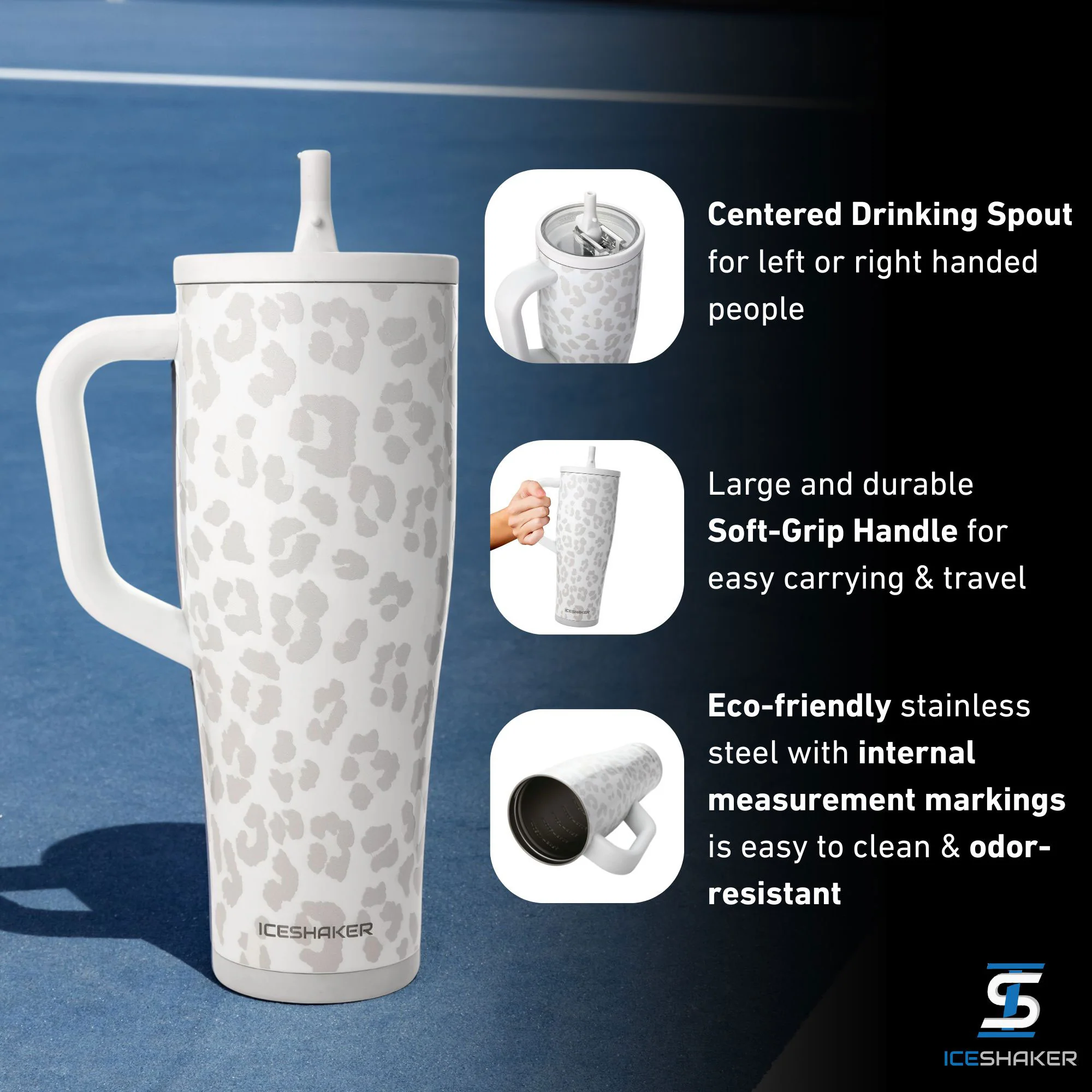 Ice Shaker Legend Series Stainless Steel Shaker Bottles - Image 52
