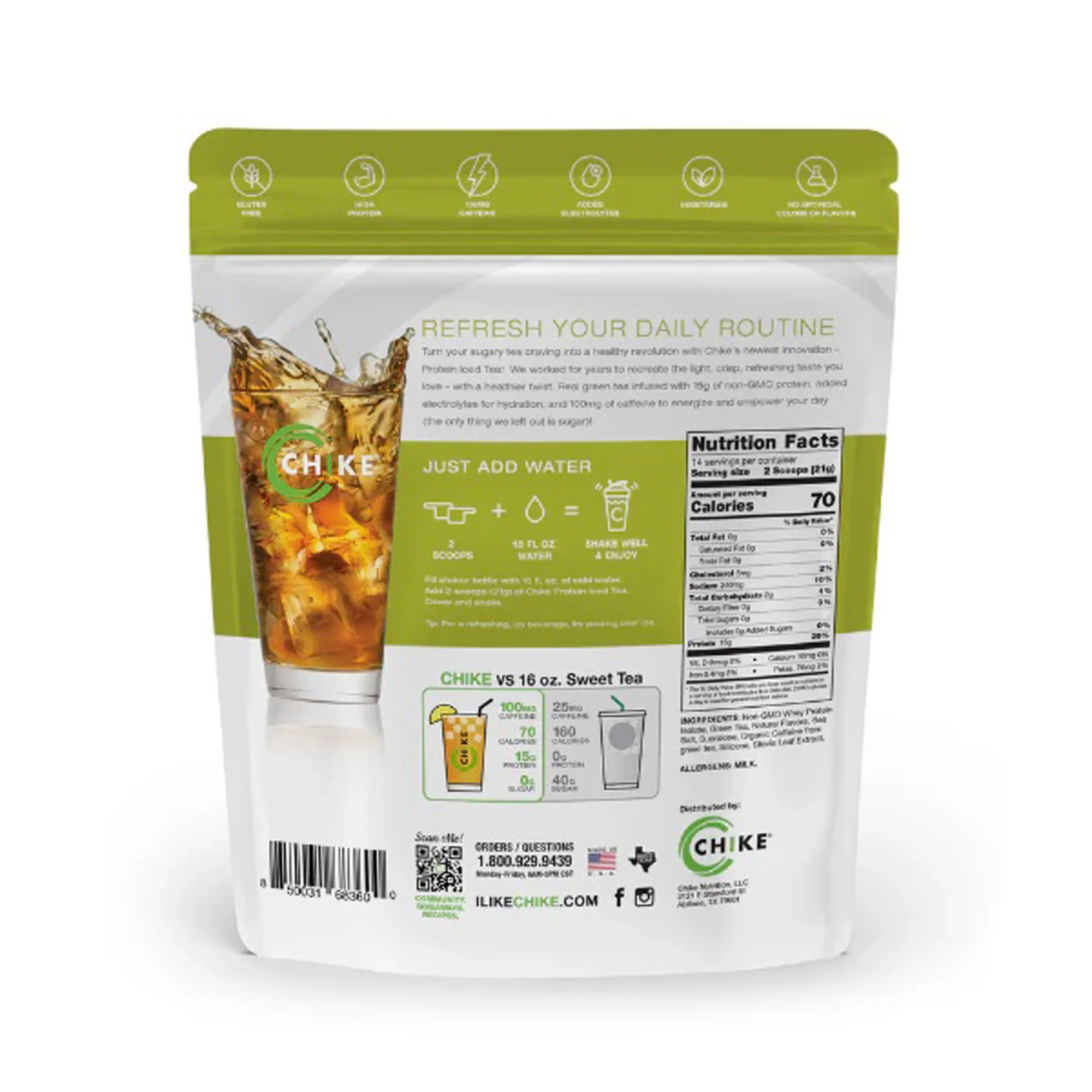 Chike Green Tea Lemonade Protein Iced Tea - Image 2