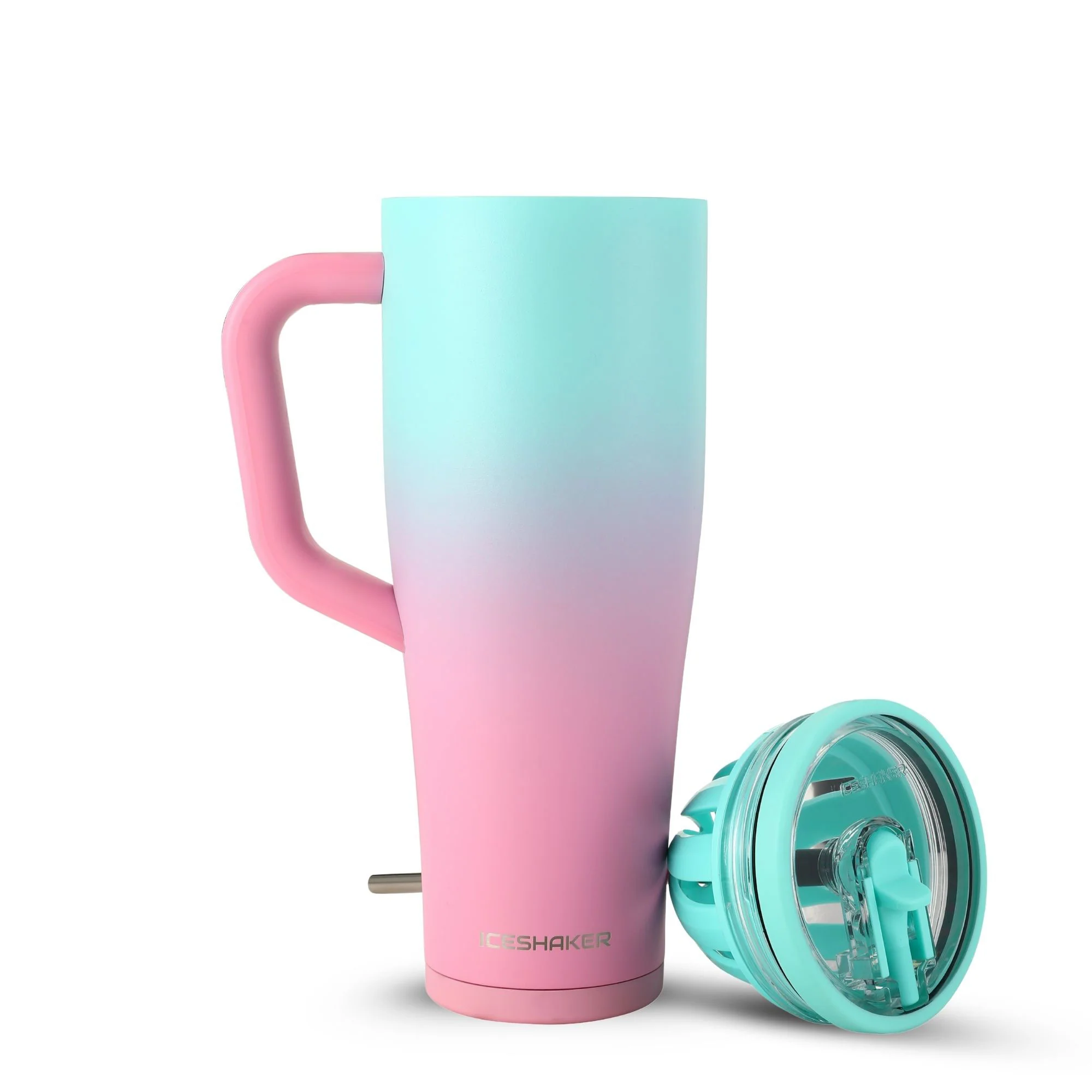 40oz Legend Series Shaker Bottle - Mint Pink Ombre - Image 5
