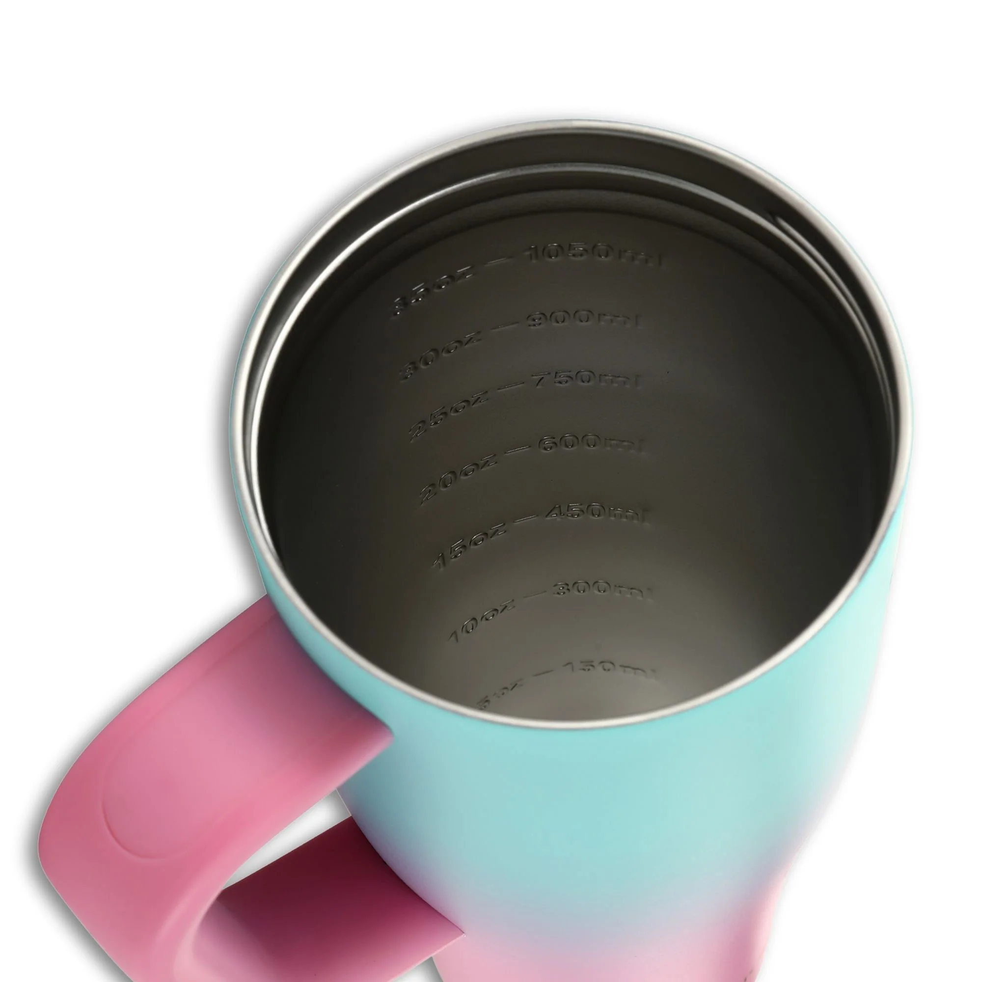 40oz Legend Series Shaker Bottle - Mint Pink Ombre - Image 6
