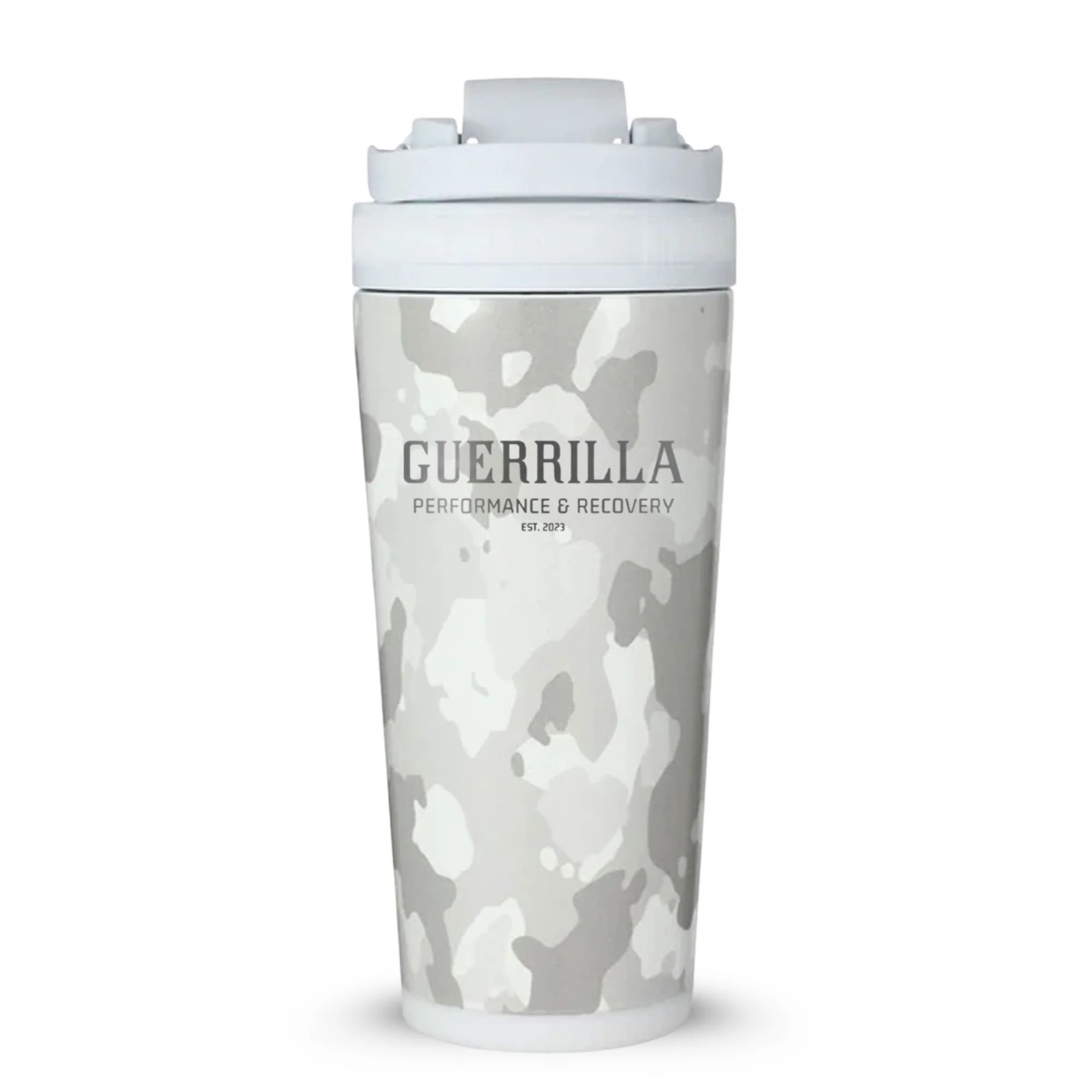 Custom Guerrilla Performance & Recovery 26oz Ice Shaker - Image 15
