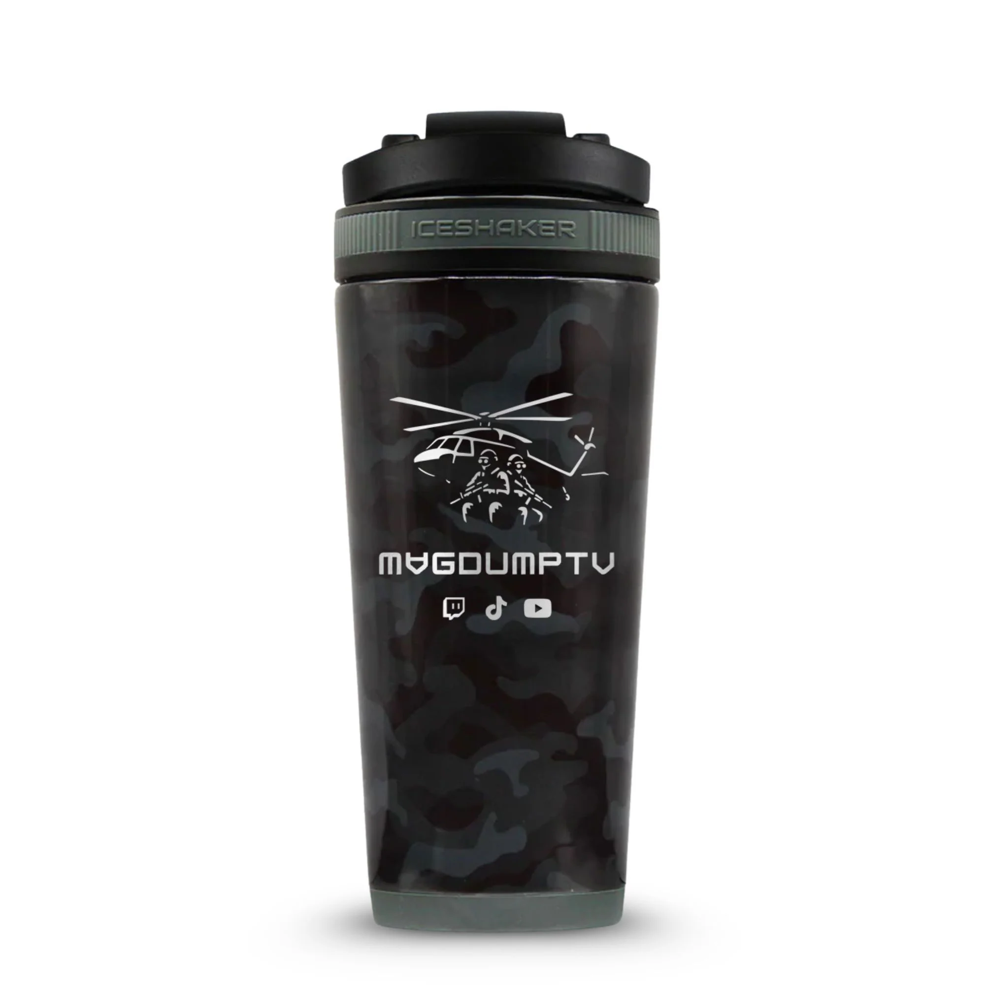 Custom MagDump TV Helicopter 26oz Ice Shaker