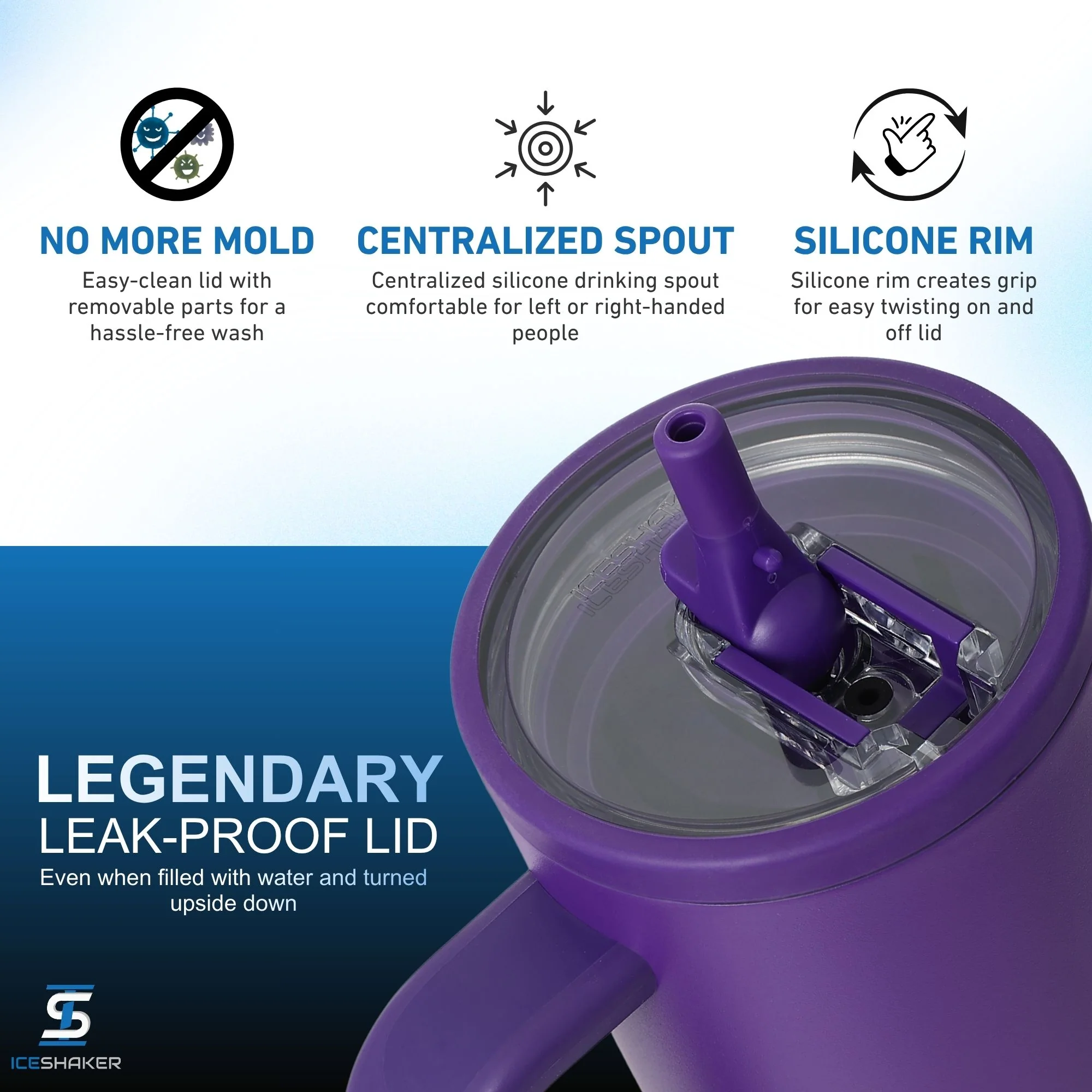 Ice Shaker Legend Series Stainless Steel Shaker Bottles - Image 139