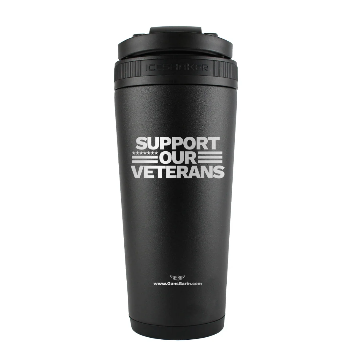 Guns Garin Support Our Veterans Custom 26oz Ice Shaker