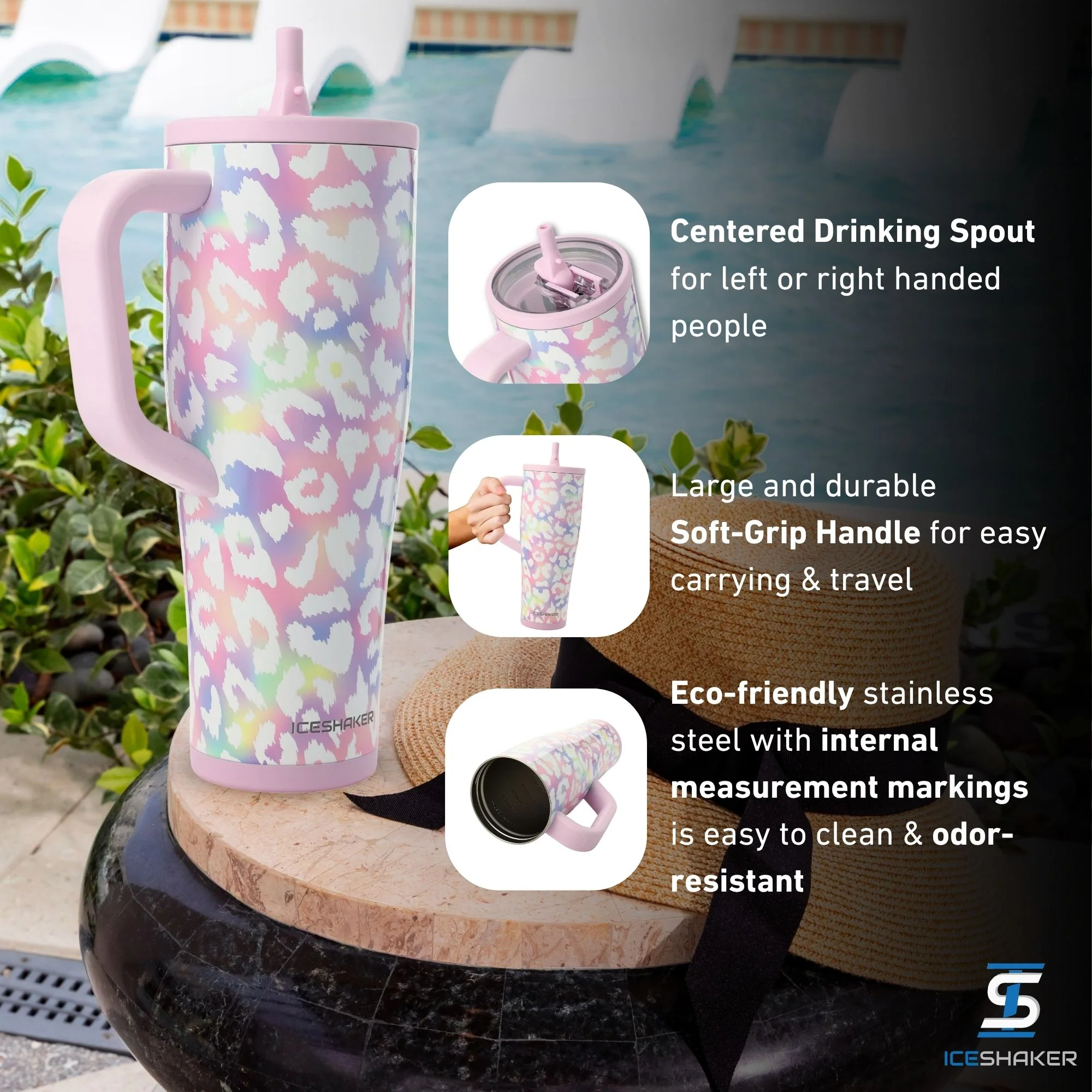 Ice Shaker Legend Series Stainless Steel Shaker Bottles - Image 176