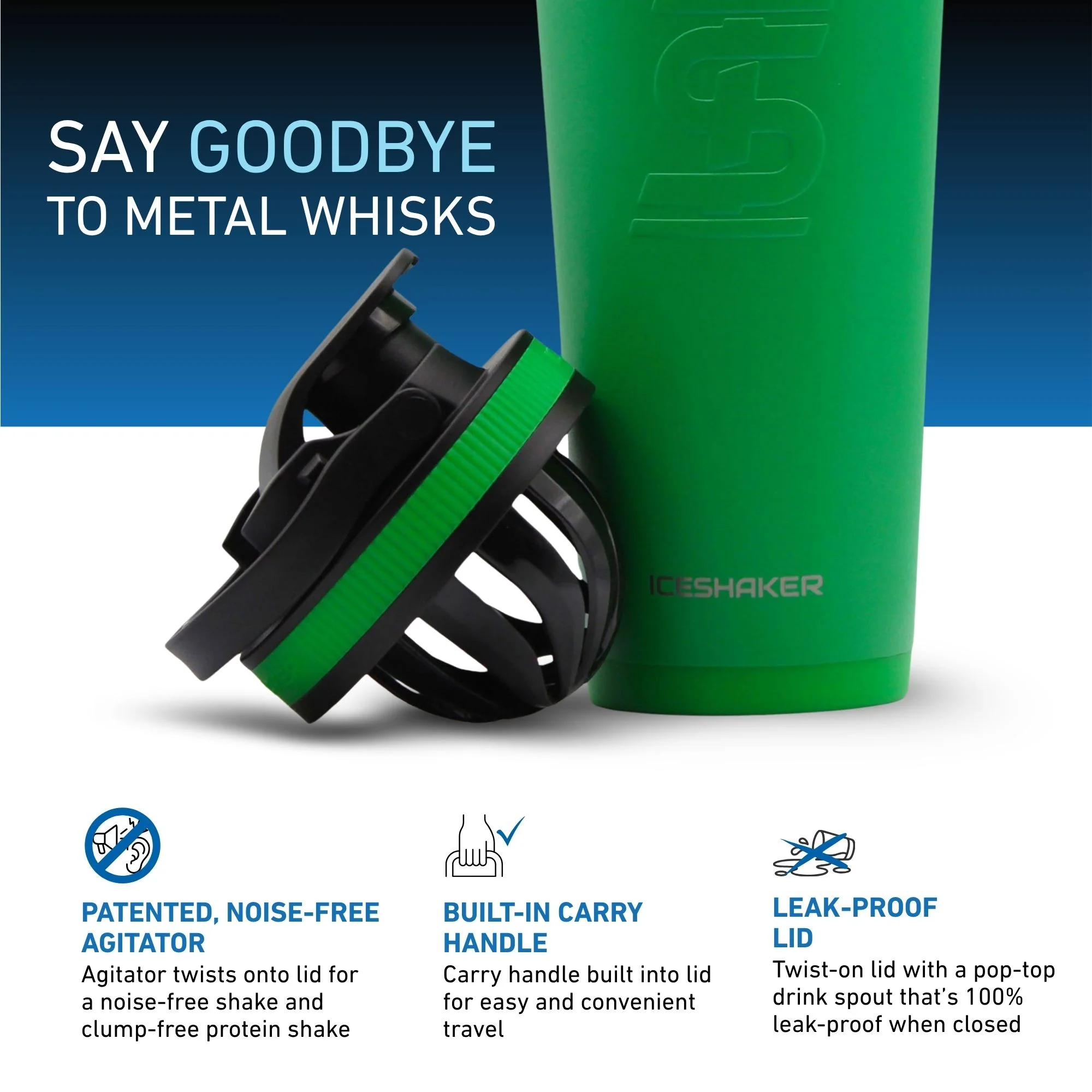 26oz Ice Shaker - Dragon Green - Image 3