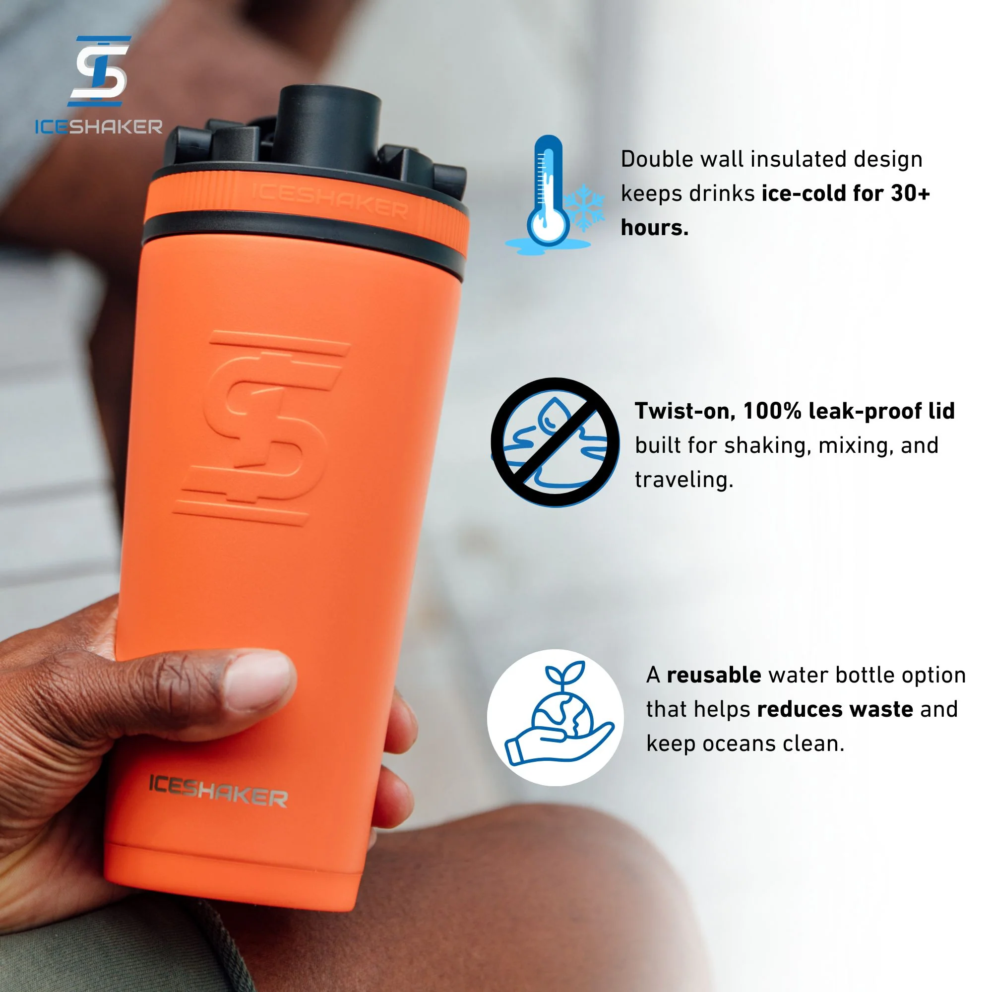 Officially Licensed FC Cincinnati 26oz Ice Shaker - Image 3