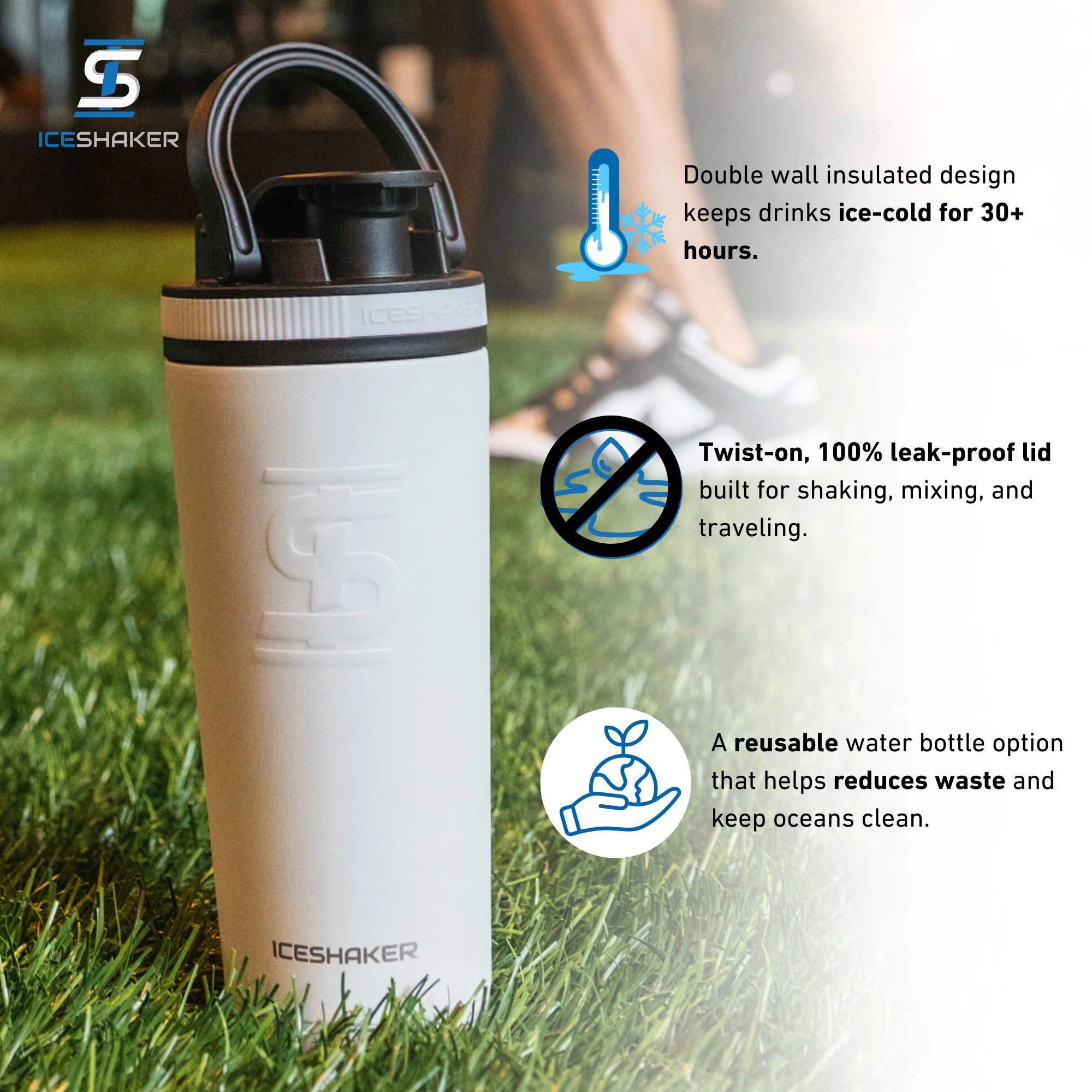 Officially Licensed Milwaukee Brewers 26oz Ice Shaker - Image 3