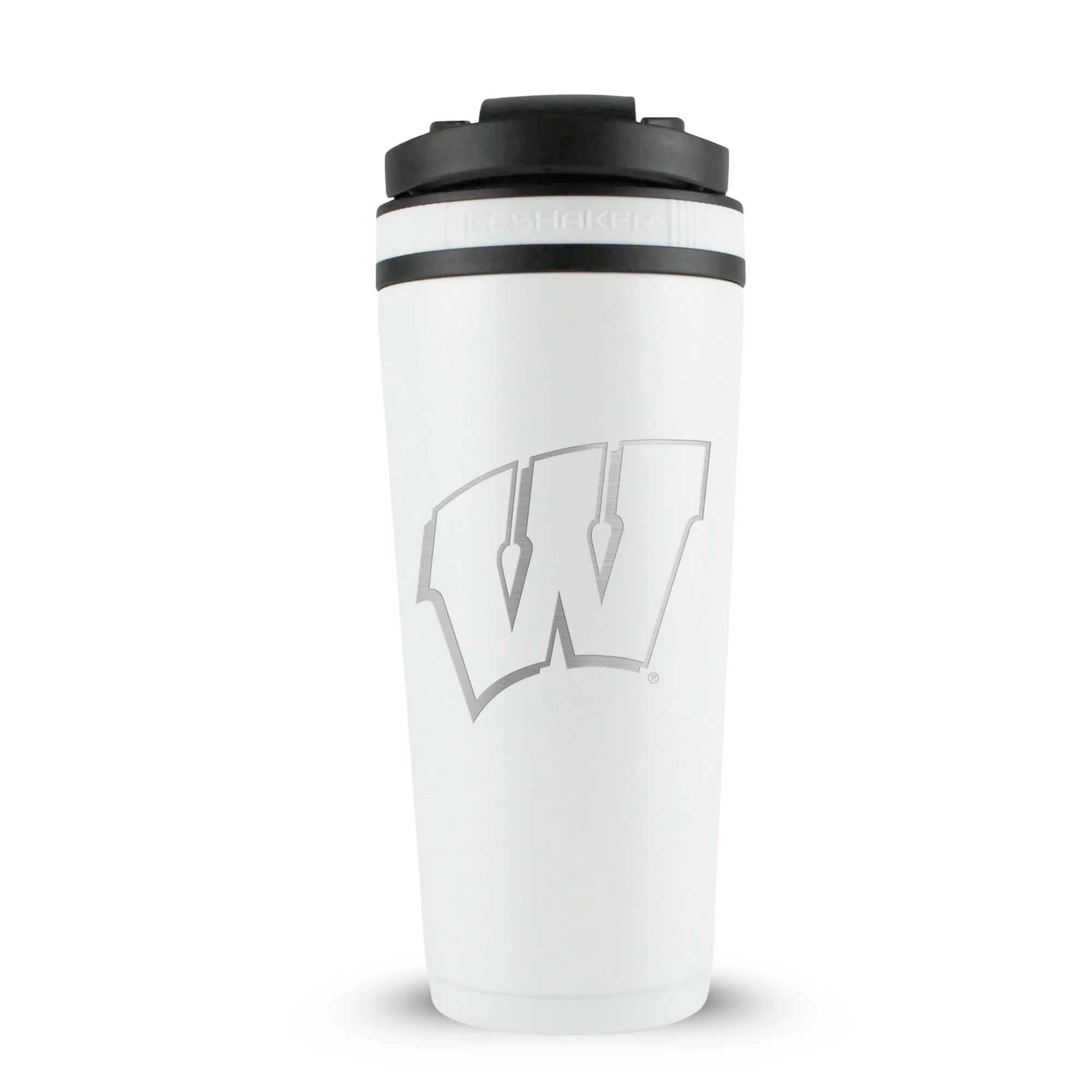 Officially Licensed University of Wisconsin 26oz Ice Shaker - White