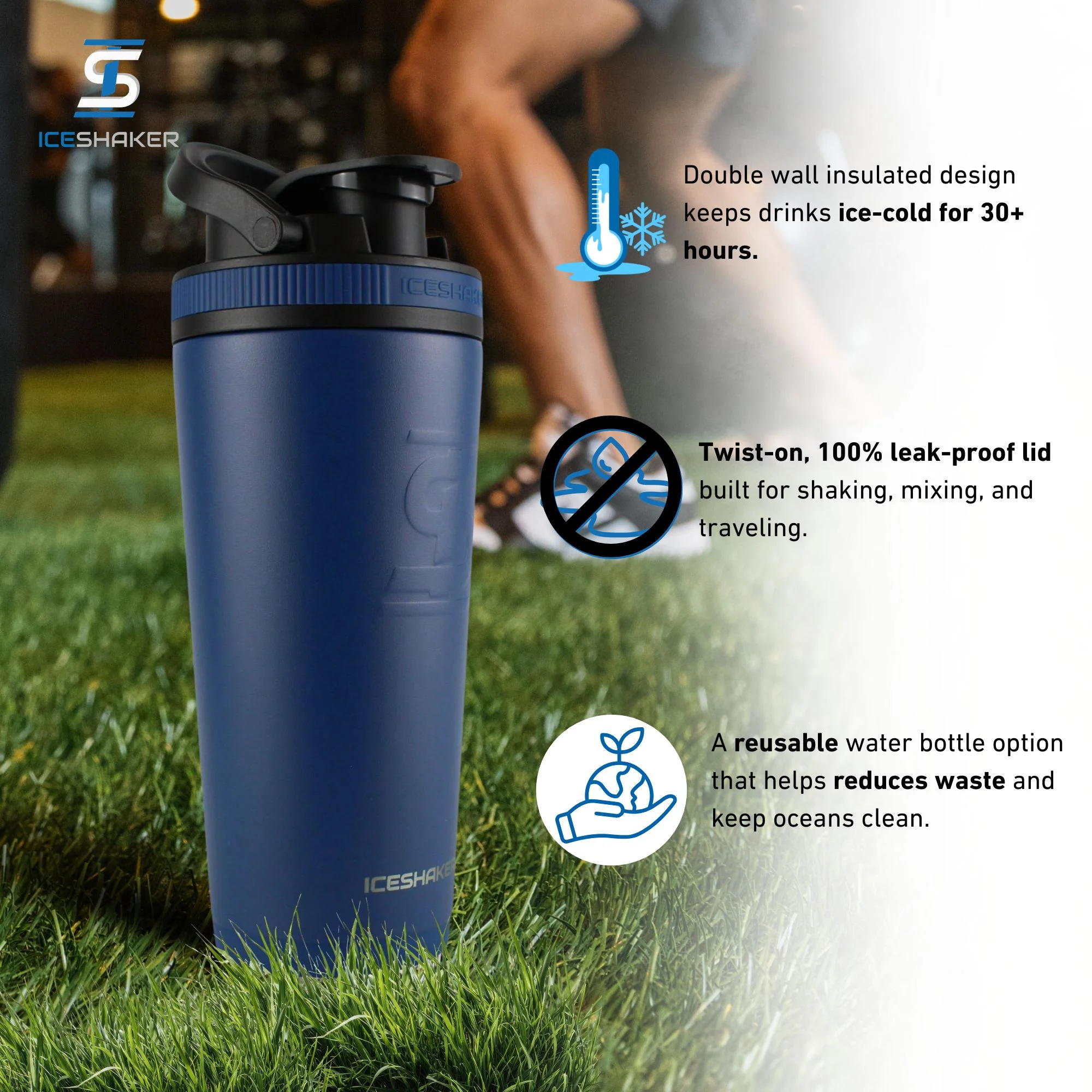 Officially Licensed Florida Panthers 26oz Ice Shaker - Image 3