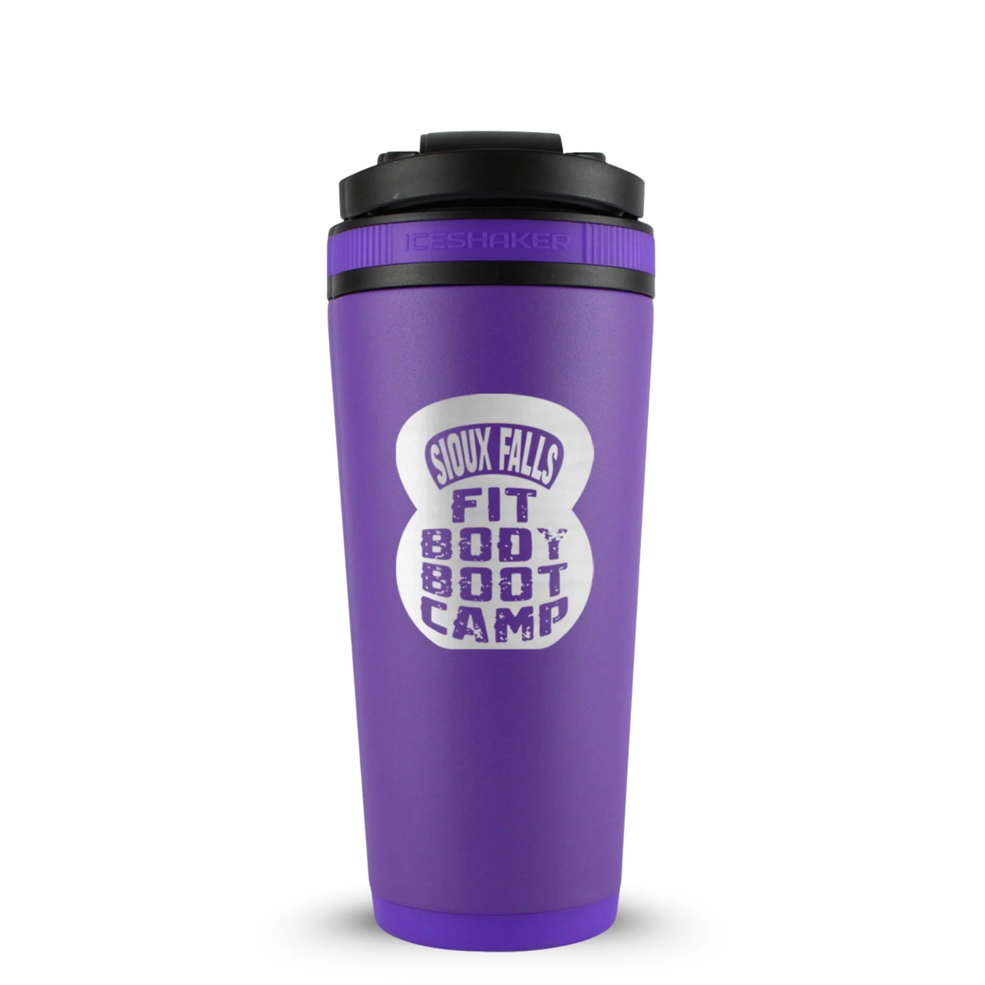 Custom Sioux Falls Fit Body Boot Camp Kettlebell 26oz Ice Shakers - Image 16