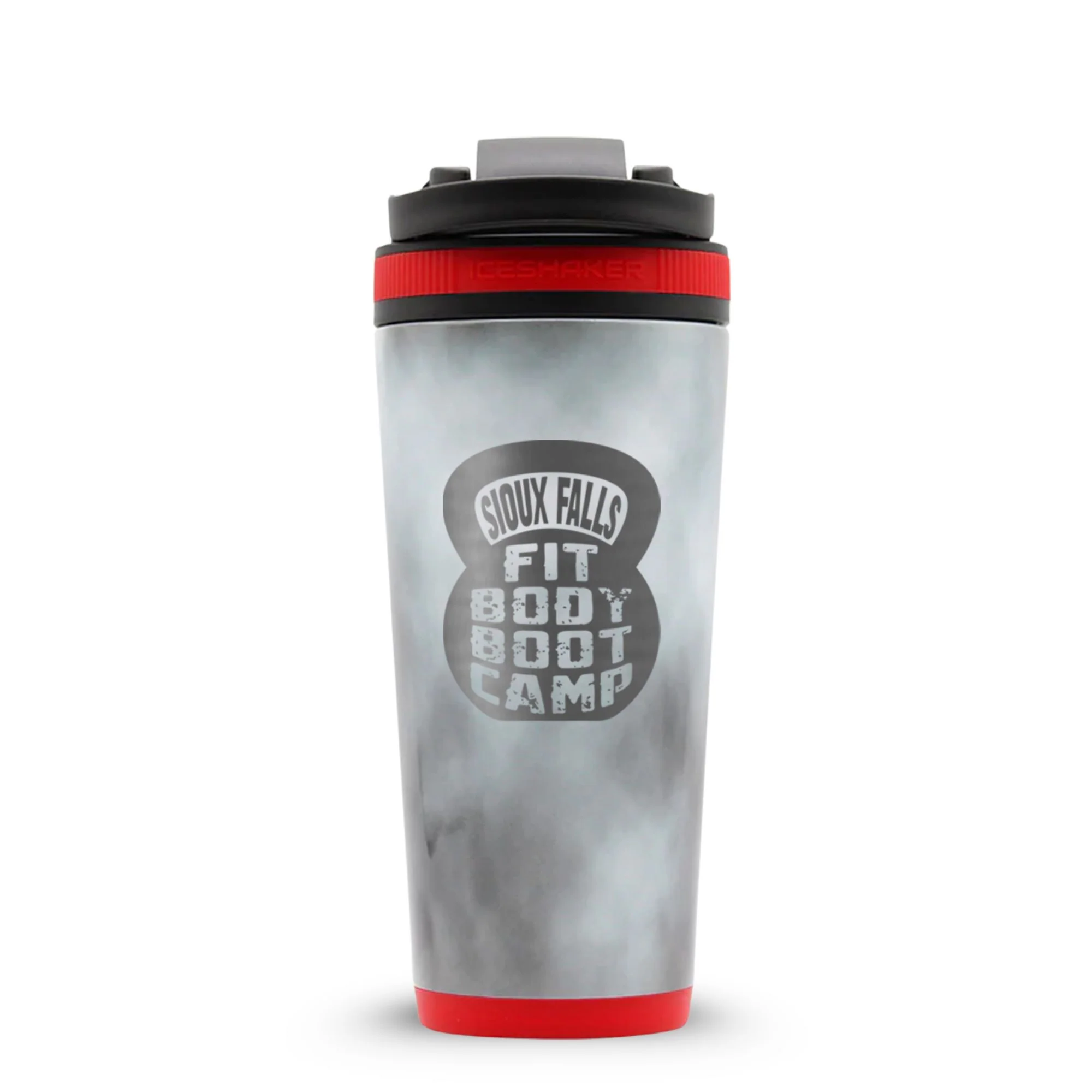 Custom Sioux Falls Fit Body Boot Camp Kettlebell 26oz Ice Shakers - Image 24