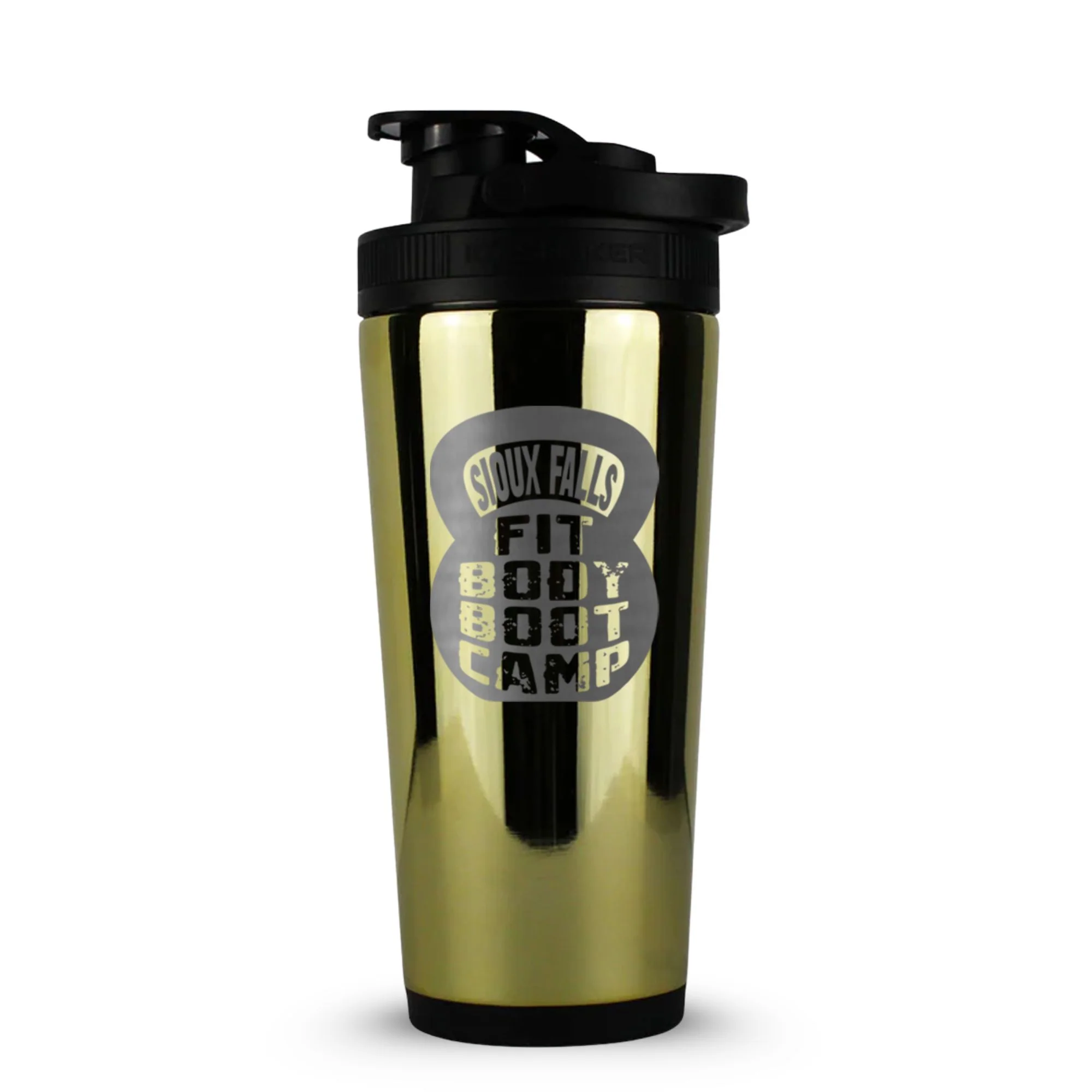 Custom Sioux Falls Fit Body Boot Camp Kettlebell 26oz Ice Shakers - Image 8