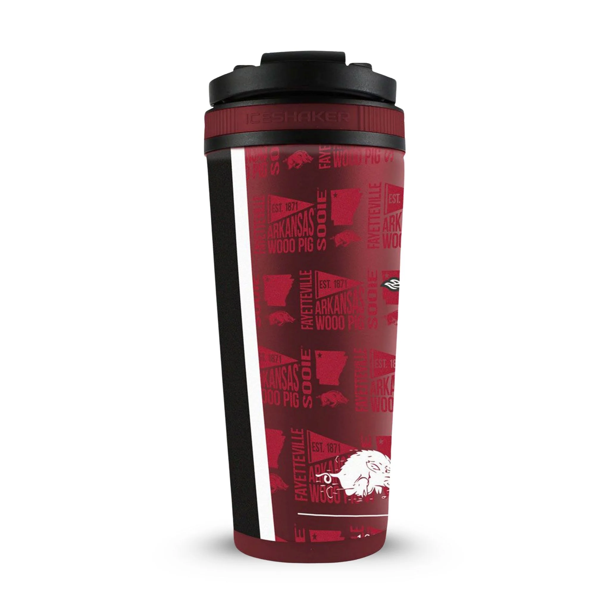 The College Vault - University of Arkansas 4D Ice Shaker - Image 3